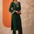 women ethnic motifs regular thread work kurta with trousers