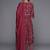 women floral printed empire kurta with trousers & with dupatta