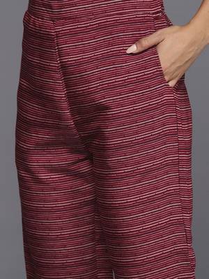 women floral printed empire kurta with trousers & with dupatta 6
