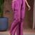 women ethnic motifs printed regular kurta with trousers