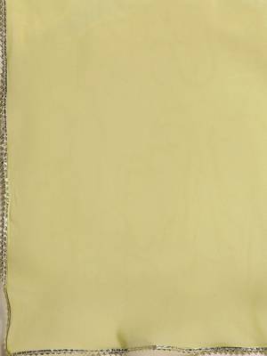 women yoke design regular kurta with trousers & with dupatta 2