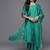 straight kurta with trousers & dupatta