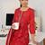 women ethnic motifs printed regular kurta with trousers & with dupatta