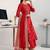 women ethnic motifs printed regular kurta with trousers & with dupatta