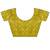 Lime embellished sequinned silk blend designer saree
