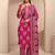 women floral printed regular thread work kurta with trousers & with dupatta