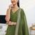ethnic motifs printed v neck sleeveless kurta with palazzos & dupatta