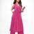 women striped regular kurta with palazzos