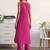 women striped regular kurta with palazzos