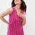 women striped regular kurta with palazzos