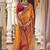 Yellow bandhani  georgette leheriya saree