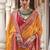 Yellow bandhani  georgette leheriya saree