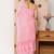 women floral printed regular kurta with trousers & with dupatta