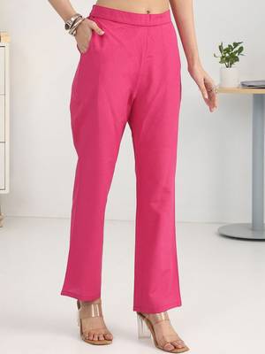 women striped regular thread work kurta with trousers & with dupatta 4
