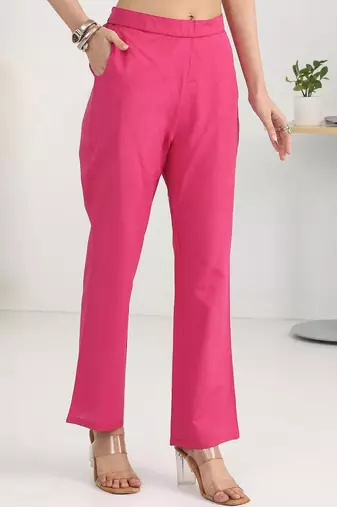 women striped regular thread work kurta with trousers & with dupatta