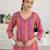 women striped regular thread work kurta with trousers & with dupatta