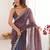 Multicolor embellished embroidered  chiffon heavy work saree