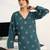 women ethnic motifs printed regular cotton blend kurta with palazzos