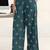 women ethnic motifs printed regular cotton blend kurta with palazzos