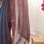 Multicolor embellished embroidered  chiffon heavy work saree