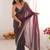 Multicolor embellished embroidered  chiffon saree