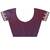 Purple embellished embroidered  chiffon heavy work saree