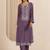 women ethnic motifs embroidered regular thread work kurta with trousers