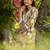 floral printed v-neck kurta with trouser