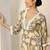 floral printed v-neck kurta with trouser