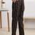 libas black ajrakh print a-line kurta set