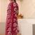 women floral printed regular kurta with trousers & with dupatta