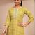 women ethnic motifs printed regular thread work kurta with trousers & with dupatta