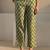 libas green floral printed straight suit set with dupatta