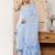 women floral printed regular kurta with trousers & with dupatta