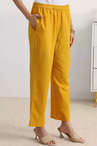 libas yellow woven striped straight suit set with dupatta