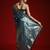 Blue ethnic motifs woven design satin banarasi saree