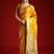 Yellow woven design zari satin banarasi saree