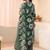 women floral printed regular kurta with trousers & with dupatta