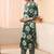 women floral printed regular kurta with trousers & with dupatta
