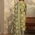 women printed regular thread work kurta with trousers & with dupatta