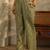 women printed regular thread work kurta with trousers & with dupatta