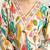 women floral printed regular thread work kurta with trousers & with dupatta