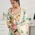 women floral printed regular thread work kurta with trousers & with dupatta