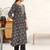 women floral printed regular cotton blend kurta with trousers & with dupatta
