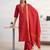 libas red woven design a-line suit set with dupatta