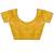 Mustard embellished sequinned silk blend designer saree