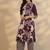 women floral printed regular kurta with palazzos