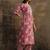 women ethnic motifs printed regular thread work kurta with palazzos & with dupatta
