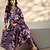 women floral printed regular thread work kurta with trousers & with dupatta