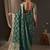 Green woven design ethnic motifs zari  georgette kanjeevaram saree